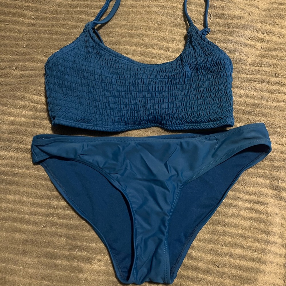 Blue bikini set